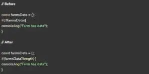 Wrong condition on array