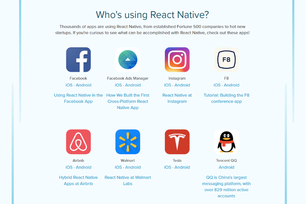 reasons to choose react native and companies gkmit