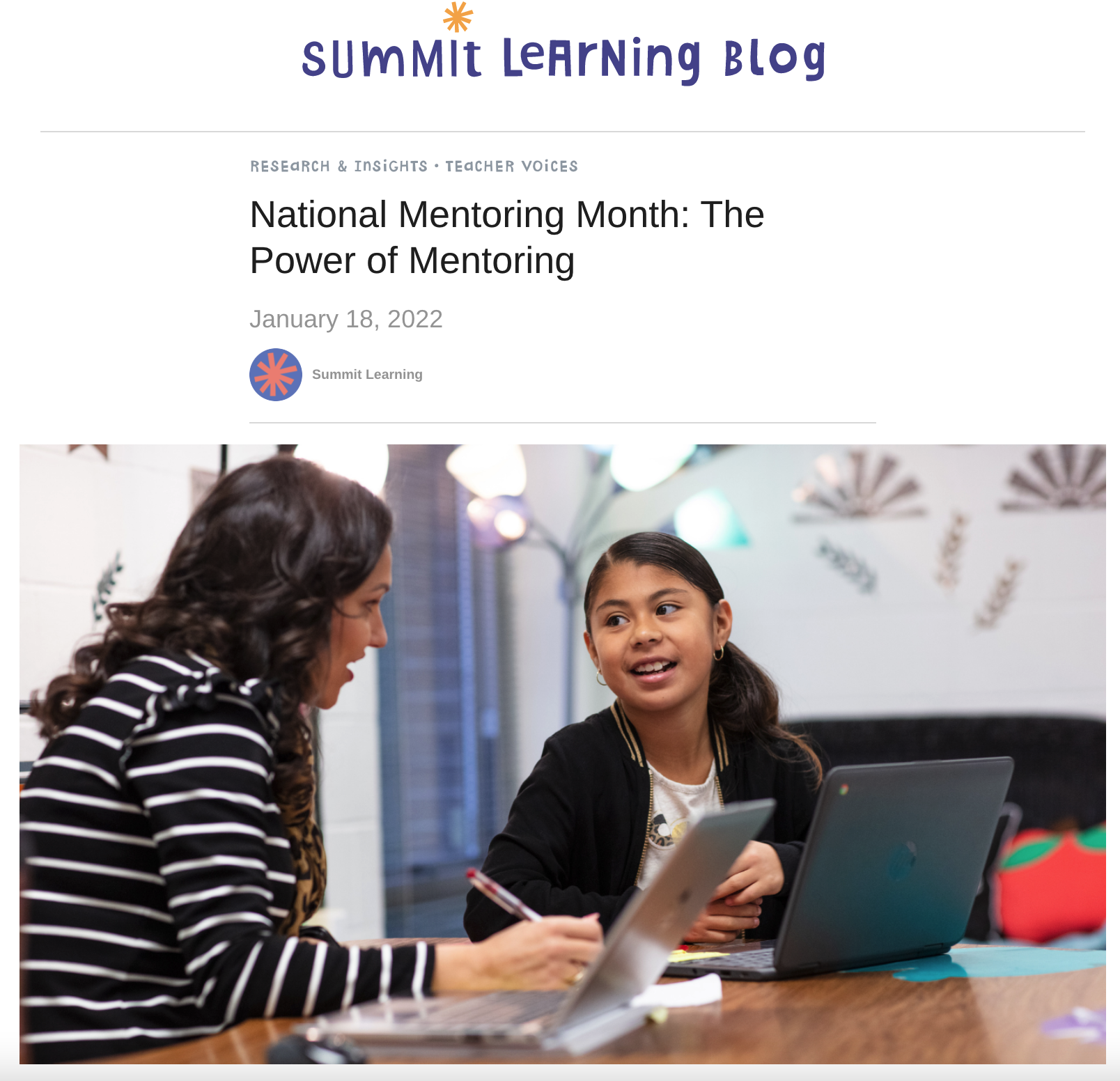 National Mentoring Month: The Power of Mentoring