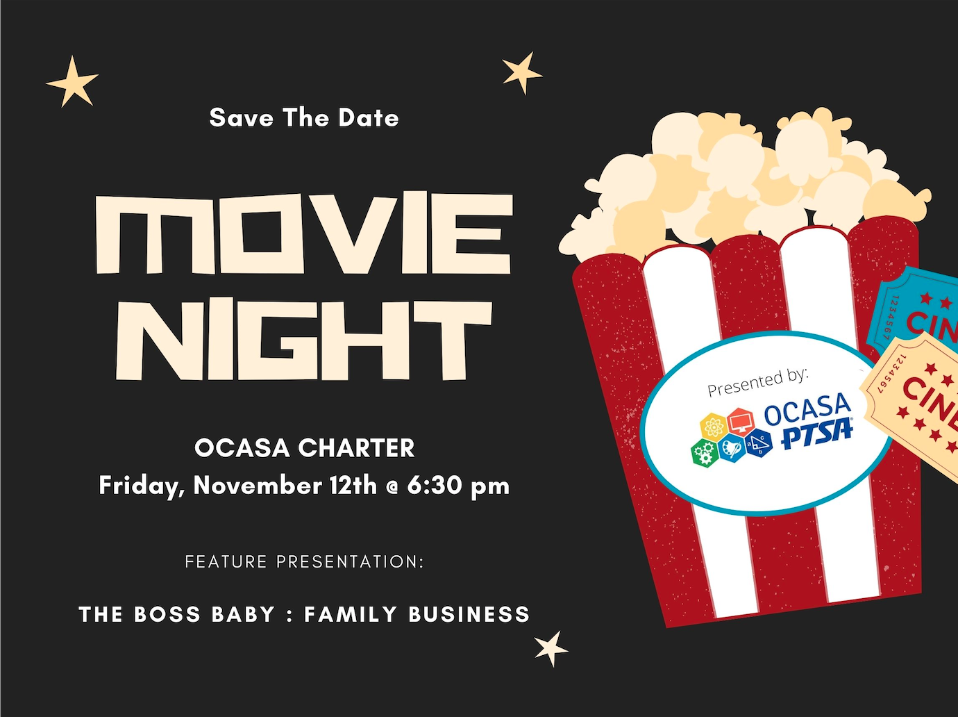 Movie Night presented by OCASA PTSA